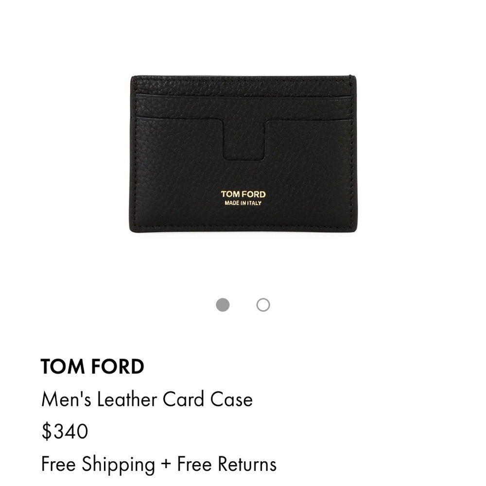Tom Ford Black Wallet